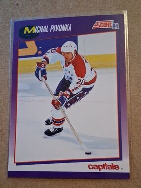 Michal Pivonka Washington Capitals Hockey Cards